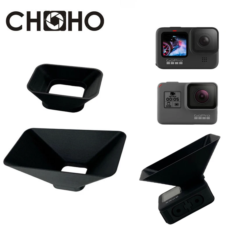 Для GoPro Hero 9 Black 5 6 7 аксессуары бленда объектива антибликовый защитный чехол Lente