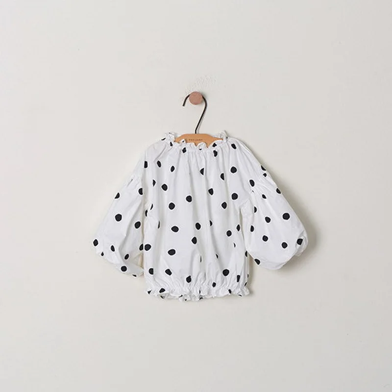 Новинка весна лето 2020 рубашки для маленьких девочек хлопковый детский Свободный