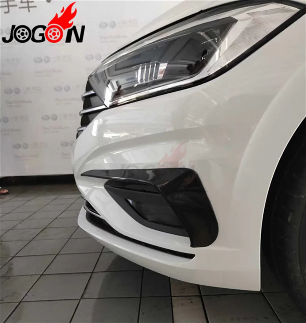 Для VW JETTA MK7 2019 + Новый АБС яркий черный переднего бампера передние