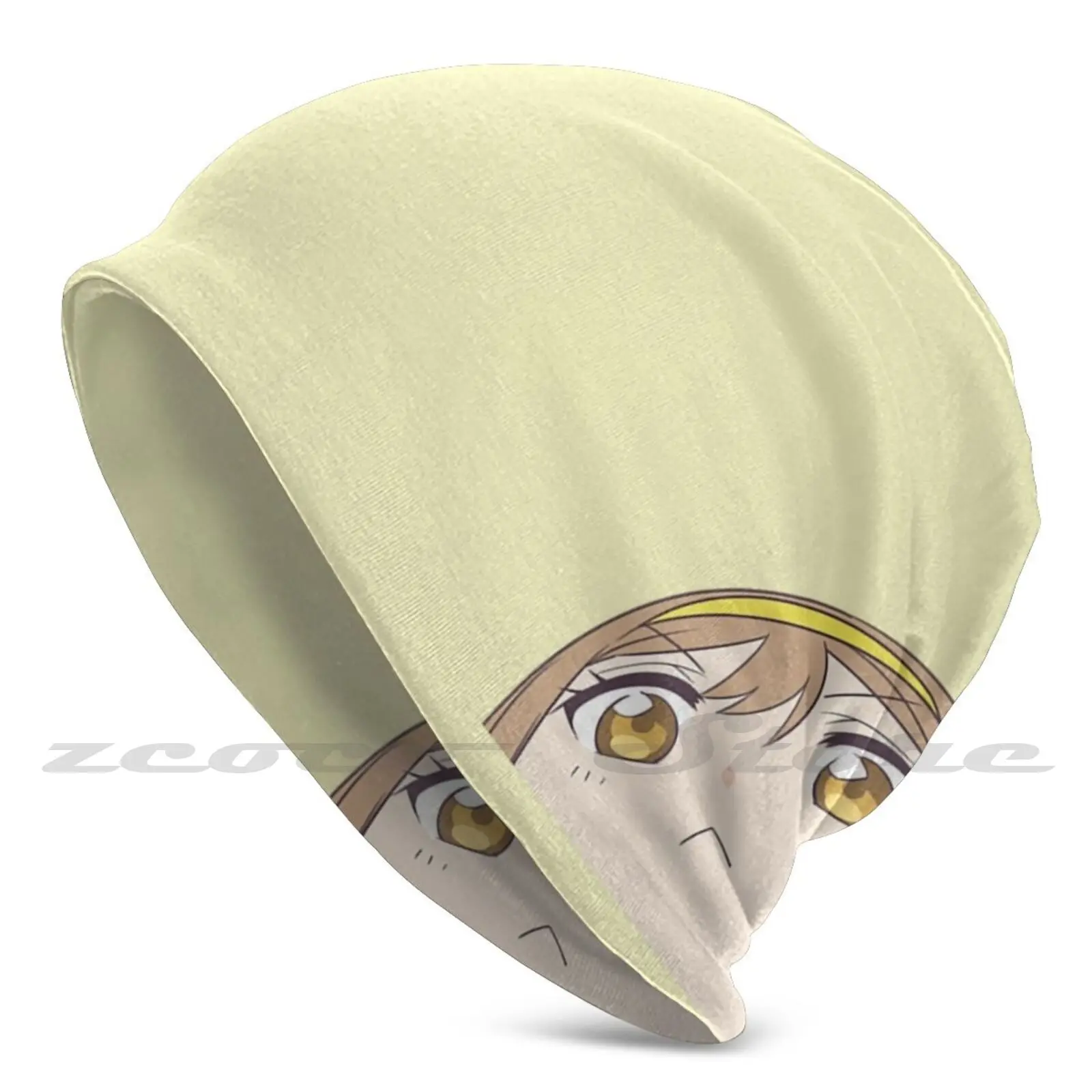 

Peeking Maru Diy Pullover Cap Knit Hat Plus Size Keep Warm Elastic Soft Hanamaru Kunikida Love Live Sunshine Aqours Love Live