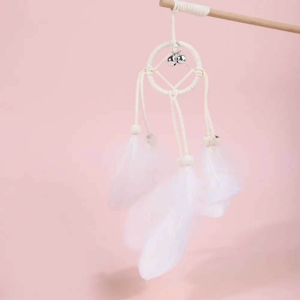 

Дразнилка для кошек, игрушка портативная кошка, палочка, игрушка, нежный Ловец снов Дразнилка для кошек, игрушка