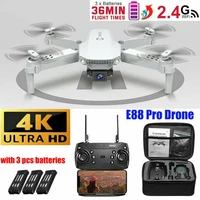 e88 rc mini drone 4k hd drone with dual camera drones fpv wifi real time transmission foldable quadcopter rc dron toys