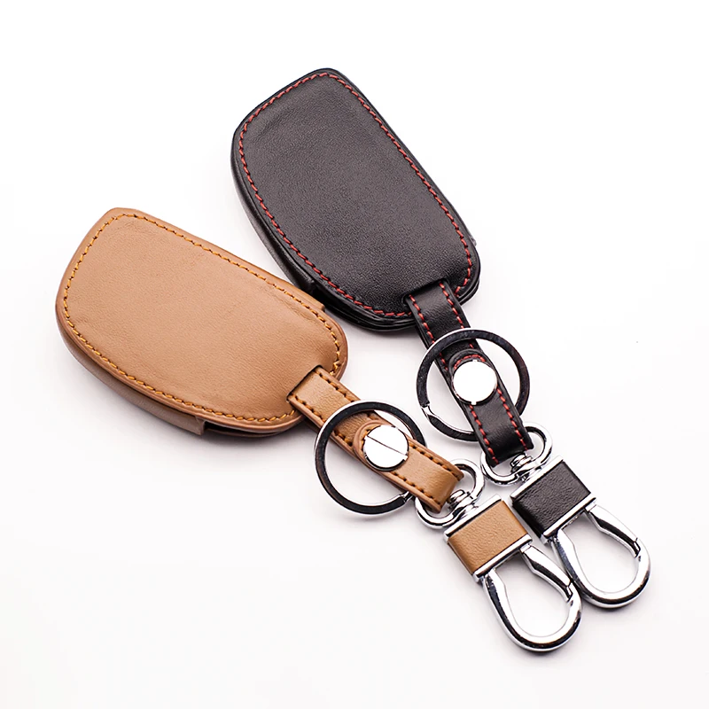 

High Quality genuine leather car key cover , car styling for Hyundai TUCSON Avante i10 i20 i30 HB20 IX25 IX35 IX45 Elantra Accen