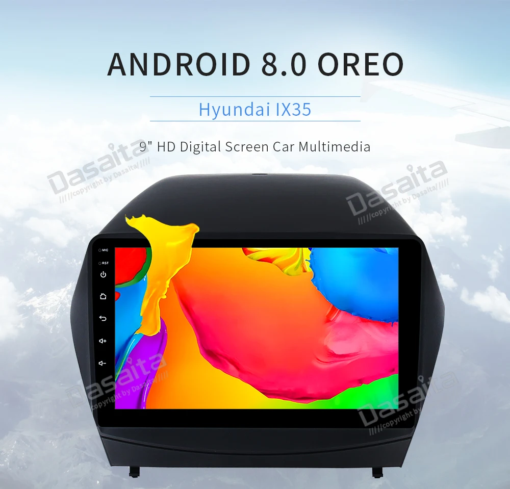 Android 10 0 Автомобильный мультимедийный плеер для Hyundai Tucson ix35 2009 2015 Радио стерео 1 din