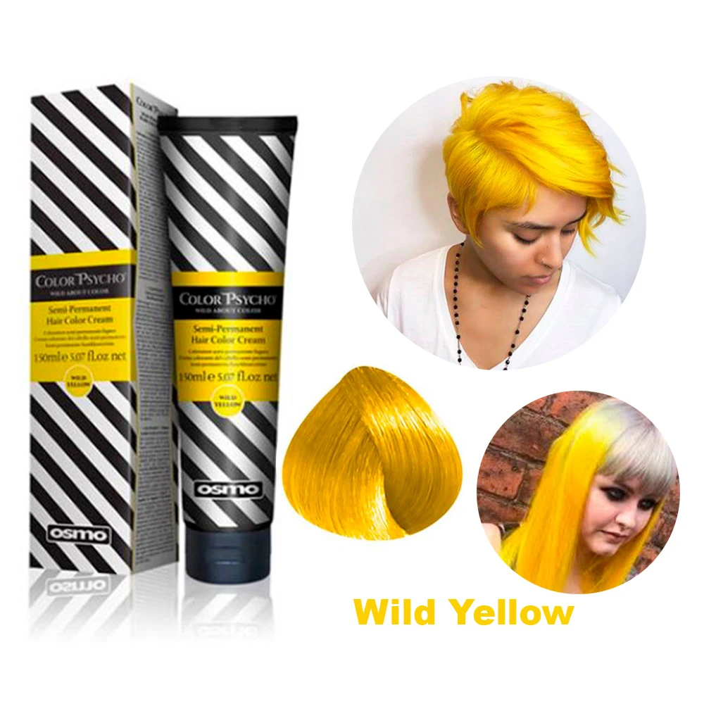 Краска для волос желтая Color Psycho (Wild Yellow) | Красота и здоровье