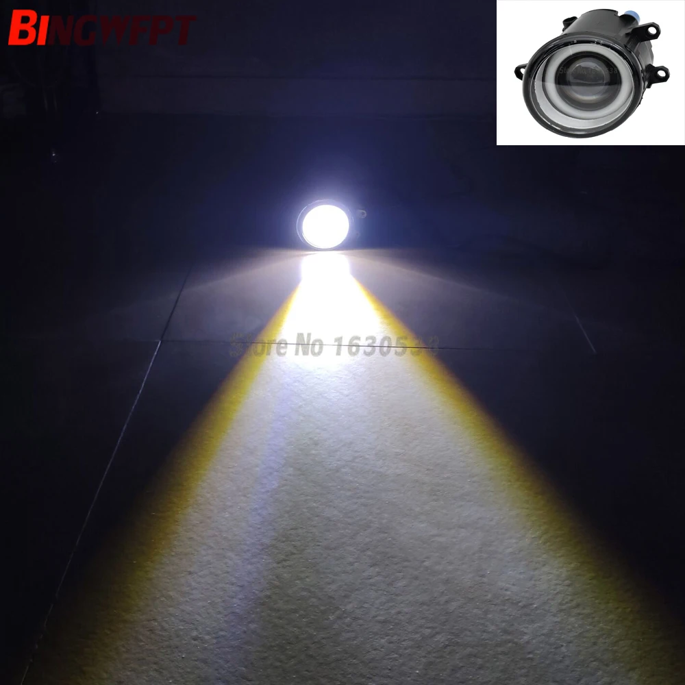 2 шт. автомобиль H11 светодиодный туман светильник глаза ангела дневного 3000LM для Т