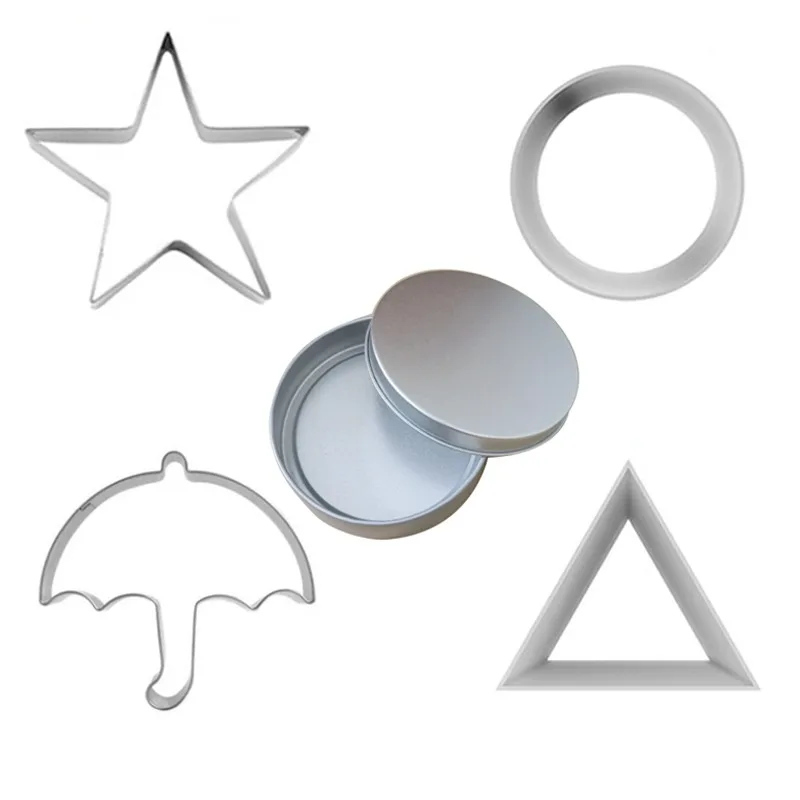 Игра кальмар формочки для печенья форма Звезда Треугольник зонтик круг сахарная
