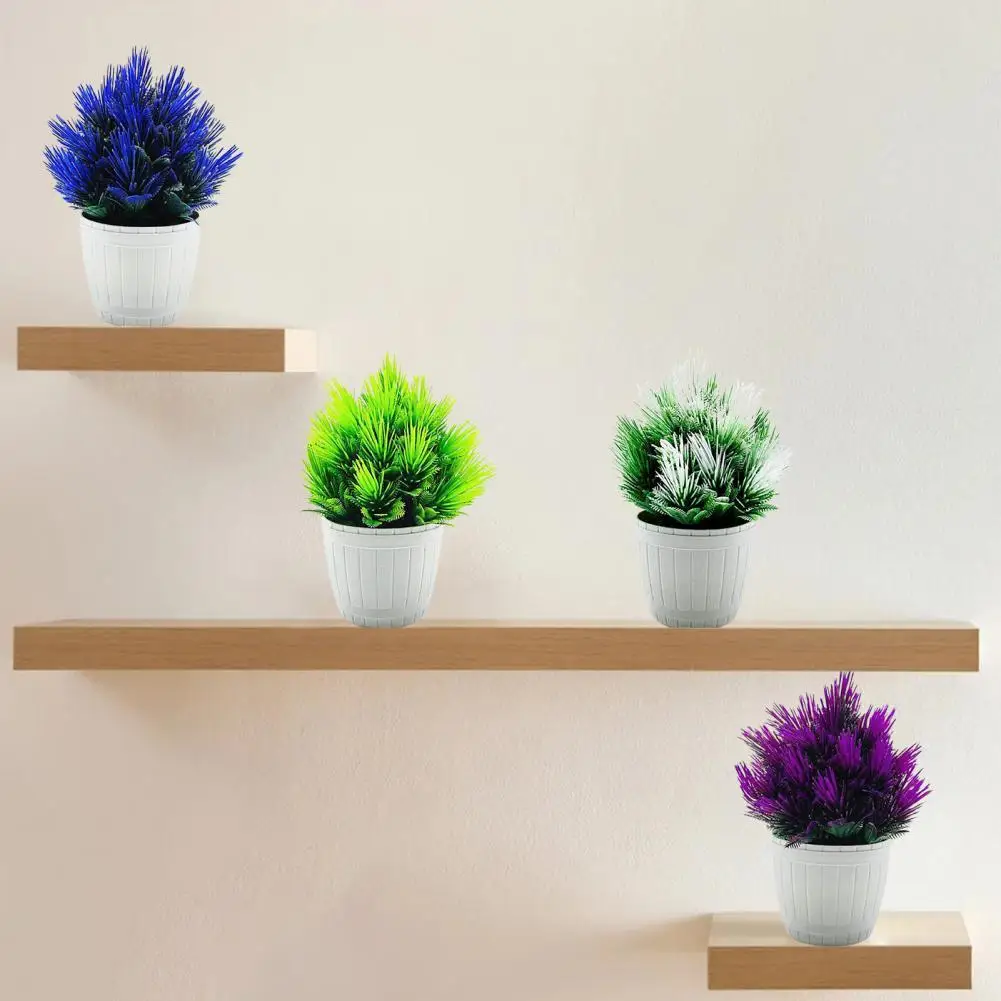 Искусственная сосна бонсай без полива пластиковая фигурка ландшафтного