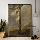 Rembrandt Harmenszoon van Rijn знаменитый мастер художник Христос на кресте холст фотообои для домашнего декора настенное искусство