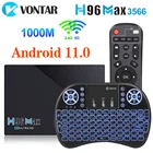 H96 MAX RK3566 Smart TV Box Android 11 8 Гб RAM 128 Гб 64 Гб 4G 32G поддержка 1080p 8K 24fps Google Play Youtube H96Max медиаплеер