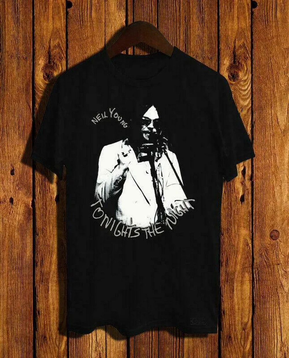 Новая футболка NEIL YOUNG TONIGHT'S THE NIGHT ALBUM размер S M L XL 2XL 3XL хлопок Мужская размера