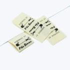 Пользовательская швейная этикетка, складка, пользовательские этикетки для одежды-тканевые бирки с именами, логотип или текст, хлопковая лента, пользовательский дизайн (FR102)