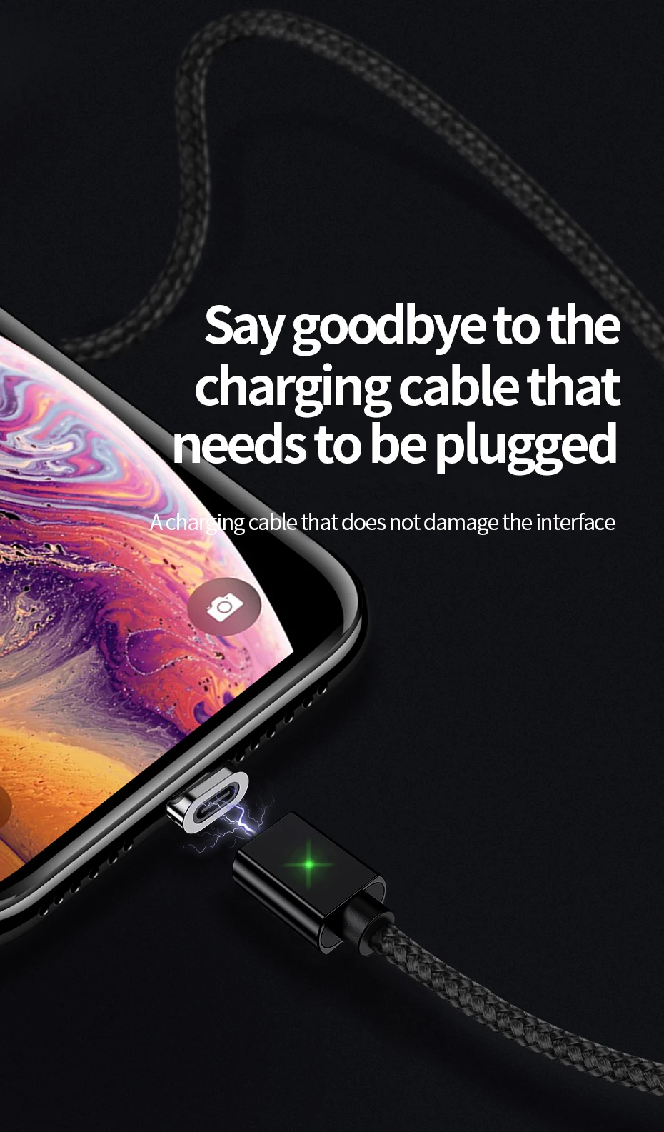 Магнитный кабель Micro usb type C супер быстрая зарядка телефона Microusb type-C магнитное зарядное устройство usb c для Xiaomi Redmi Note 8 iPhone