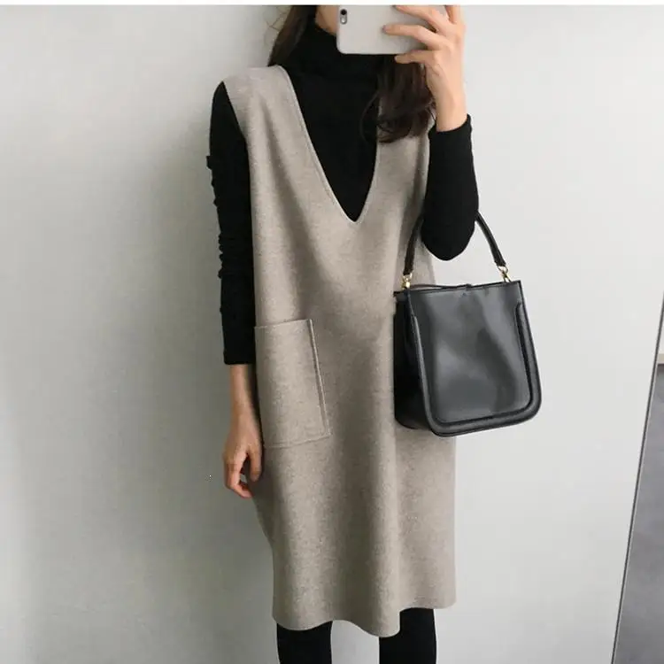 M-4Xl размера плюс осенние элегантные женские комплекты с карманами однотонные