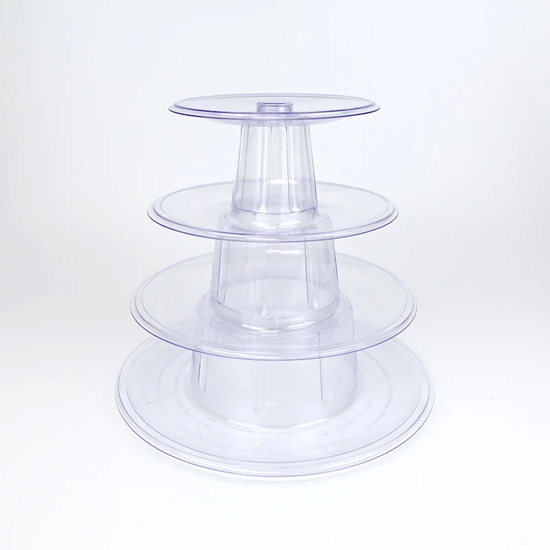 

30Pcs Macarons Display Tower 4-layer Cupcake Stand Food Display Stand Cake Stand Wedding Decoration Birthday Party Favor