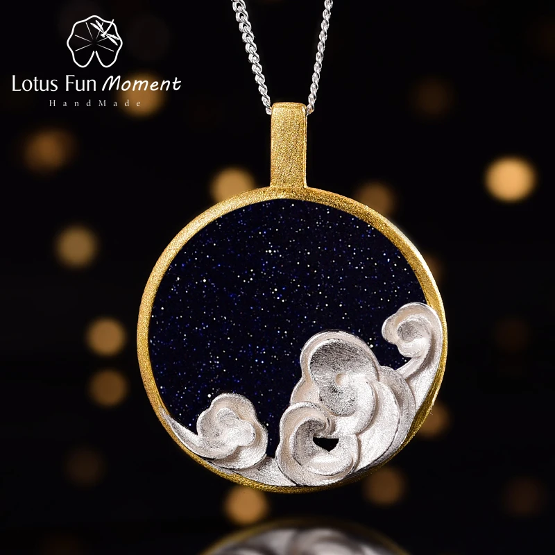 Женский кулон без цепочки Lotus Fun Звездные волны и из настоящего серебра 925 пробы