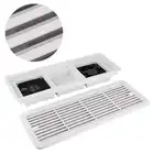 RV Сменное 12В вентилятор 2 Way входе и выходе выхлопной воздух вентилятор Боковое крепление для прицепаКараванRVяхты на колесах для укладки волос