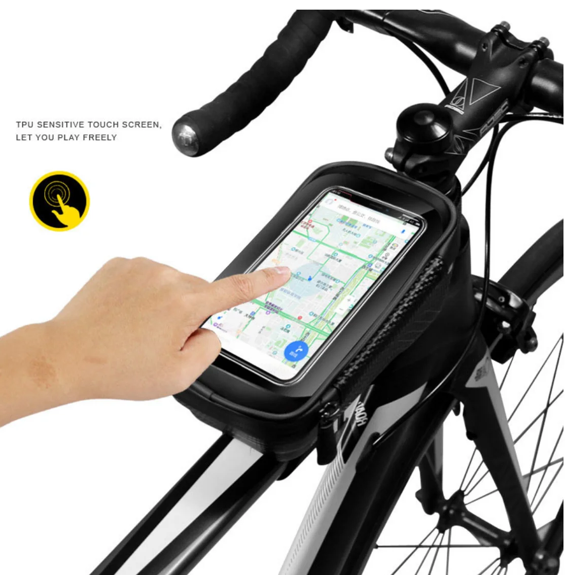 Сумка для горного велосипеда непромокаемая Водонепроницаемая Mtb Передняя сумка 6