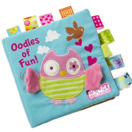 Baby Washable Cloth Book Graphics Letter Animal Number Cognition Rattles Rustle Education Newborn Toys For Children Study Books | Игрушки и