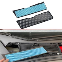 2 pcs air filter air flow vent cover for 2021 tesla model 3 car accessories anti blocking car air flow vent cover trim auto