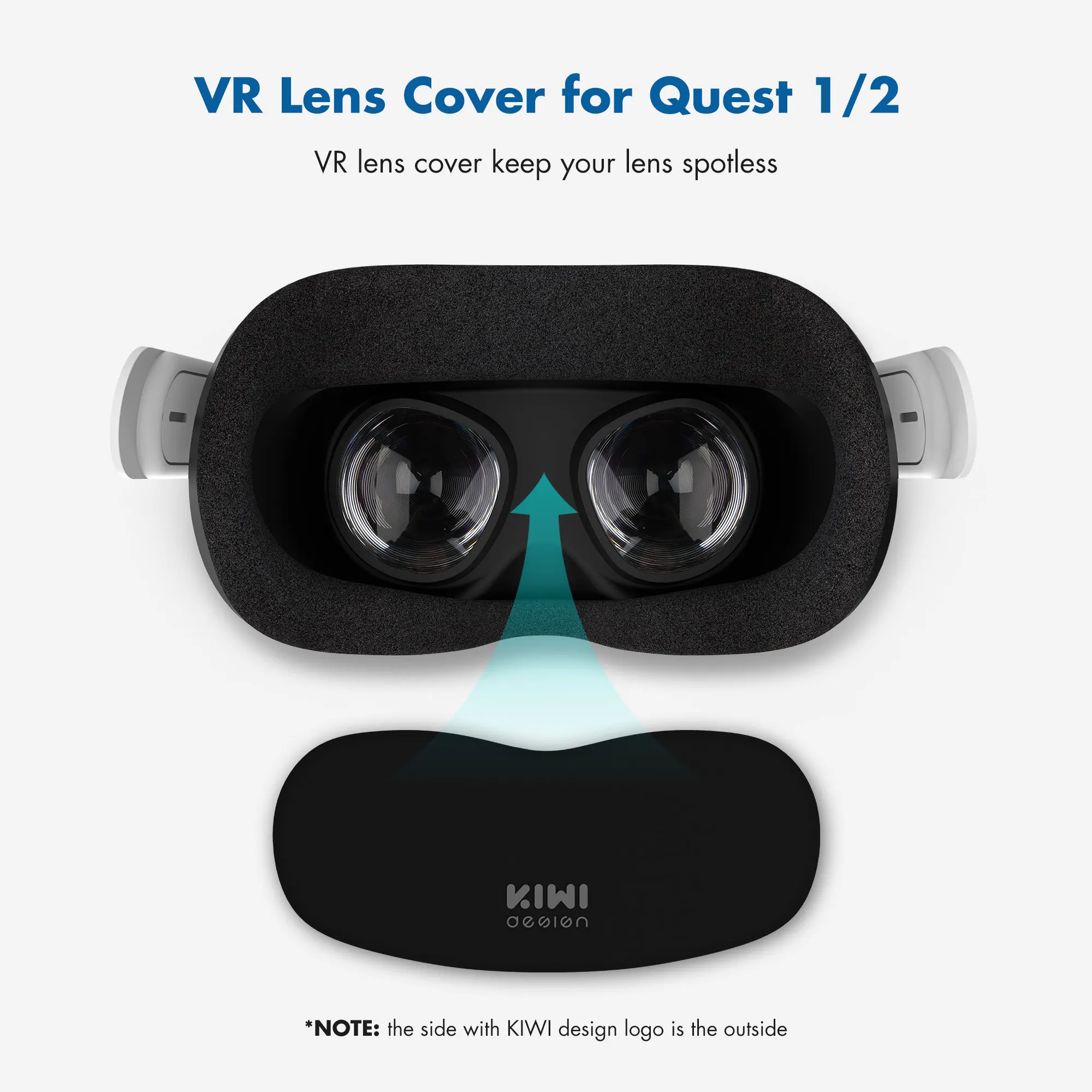 KIWI design Lens Protector For Oculus Quest 2 Dust Proof VR Cover Anti-Scratch Protect Washable | Электроника
