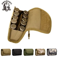 tactical 15g 10 hole rounds shotshell reload holder molle bag for 15 gauge magazine ammo round cartridge holder hunting pouch