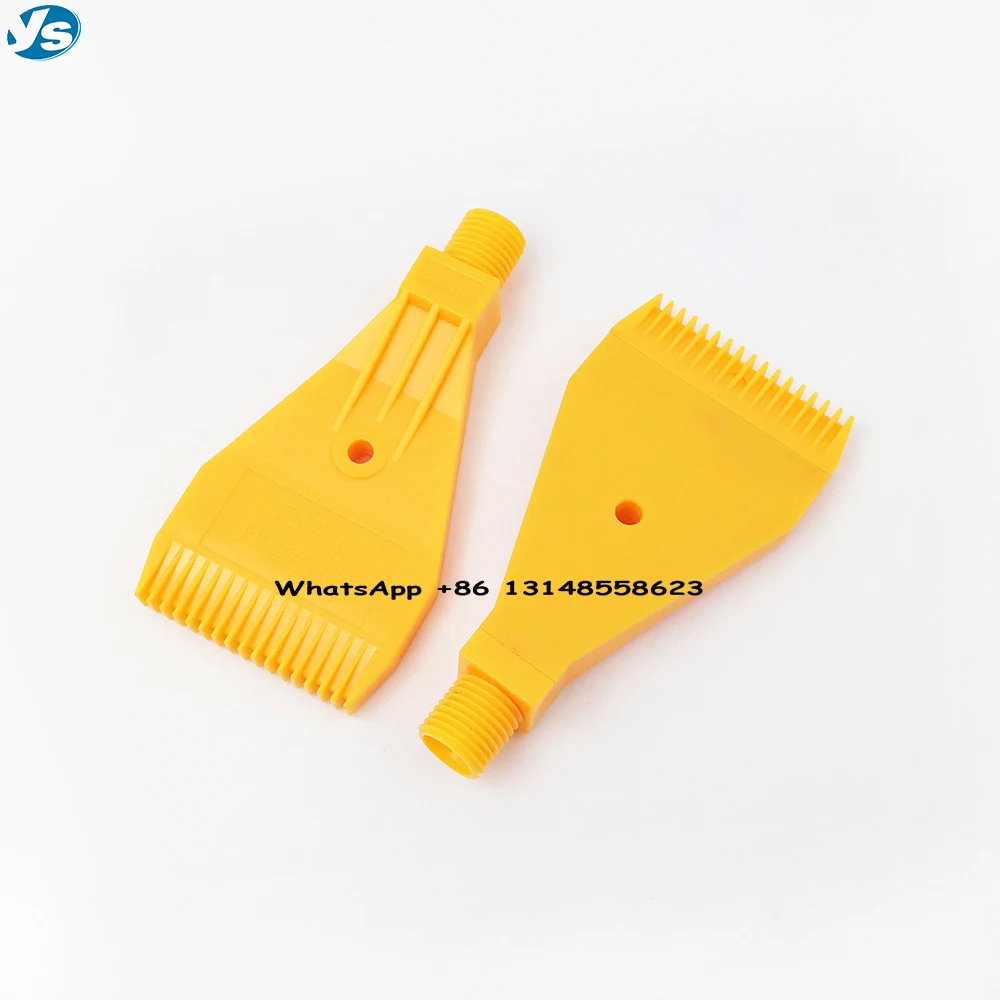 10 шт 1/4 &quotBSPT размер резьбы ABS материал 727-15Flat Wind Jet Воздушные форсунки | Дом и сад
