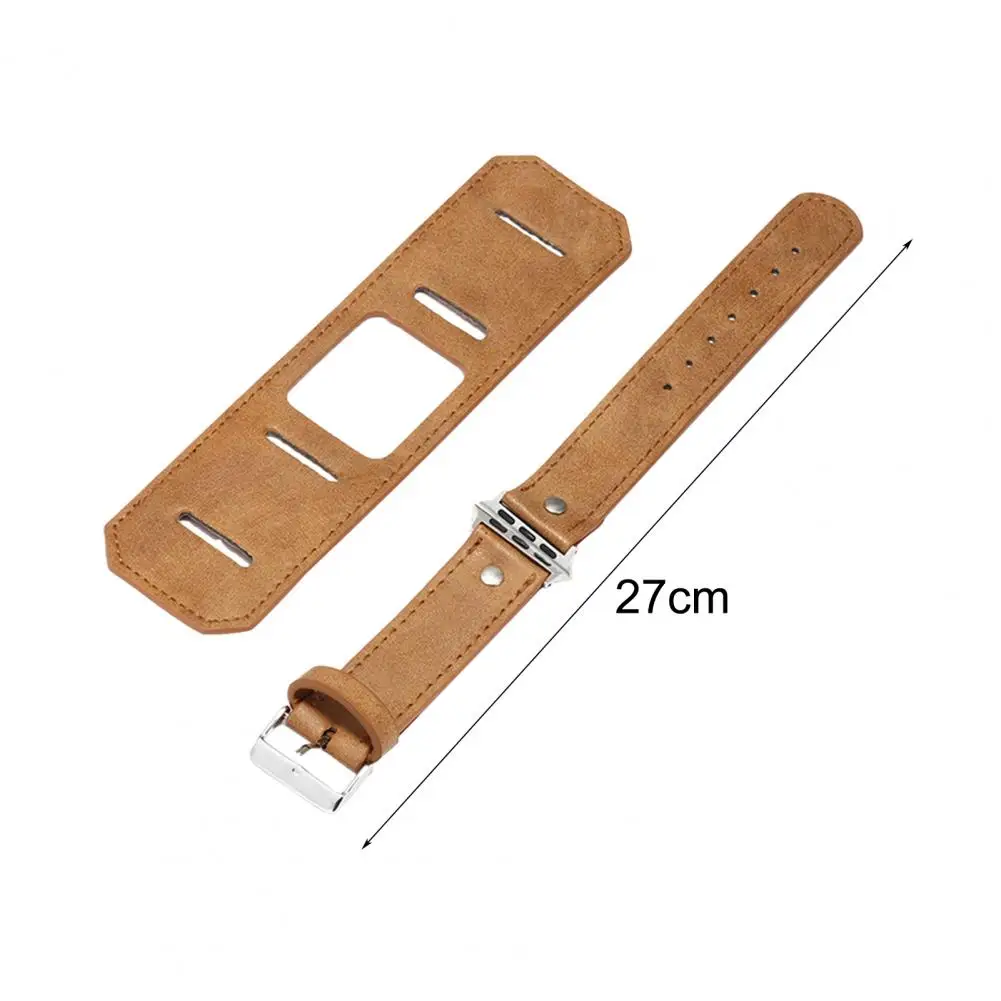 watch band soft replacement 38404244mm faux leather strap belt watchband for iwatch intelligent wearable device accessories free global shipping
