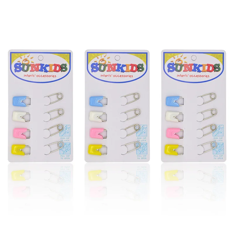 

High Quality 3 Sets Stailness Steel Banana Shape Child Double Safety Pin