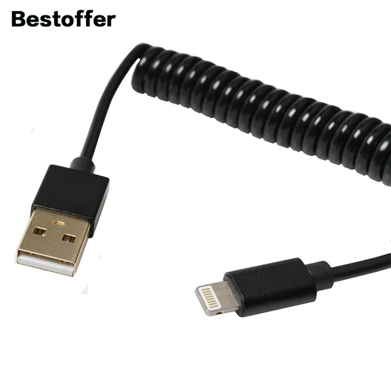 USB 2 0 A папа для iPhone 8P Мужской весенний зарядный кабель передачи данных |