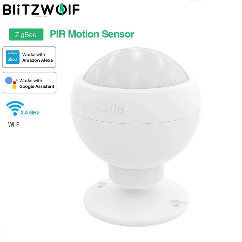 BlitzWolf ZigBee / WiFi PIR Датчик движения Детектор беспроводной инфракрасной сигнализации