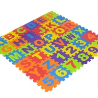 big size 30cm30cm non toxic alphabet puzzle flooring mat learning foam eva crawling climbing gym mat play mat toddler toys