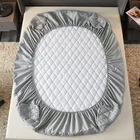 Роскошный стеганый водонепроницаемый чехол на матрас, ткань с вышивкой, милая фотозащита, мягкая подкладка, Декор для дома, спальни, кровати