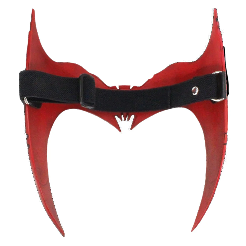 

Wanda Vision Scarlet Cosplay Witch Headband Red Resin Headwear Costume Mask Hair Props