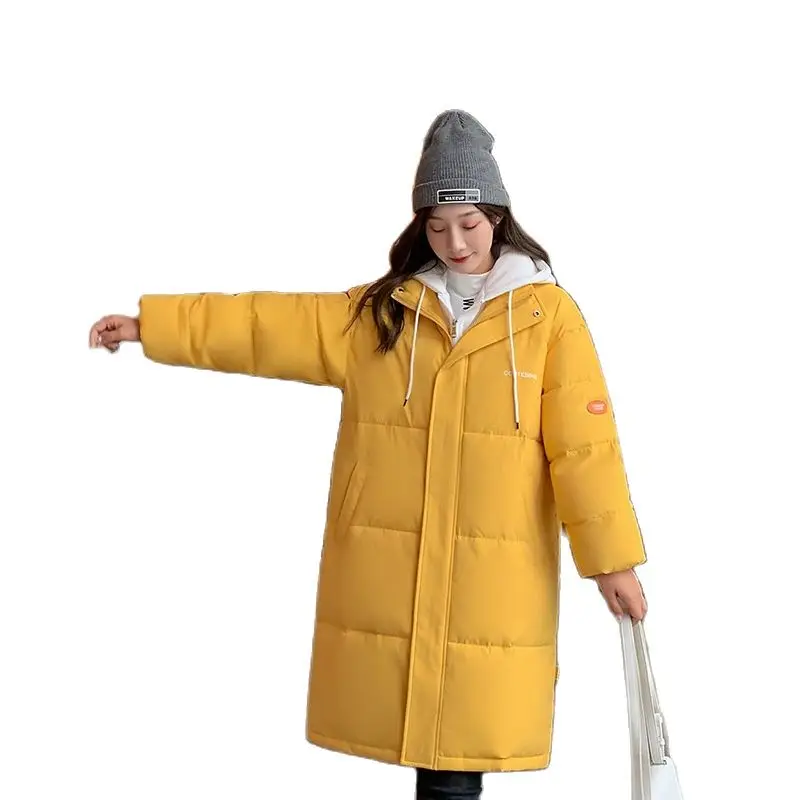 New Winter Jacket Women 2022 Mid-Length Korean Fashion Parkas Ladies Bbread Jacket Student Cotton Jacket Female Jacket