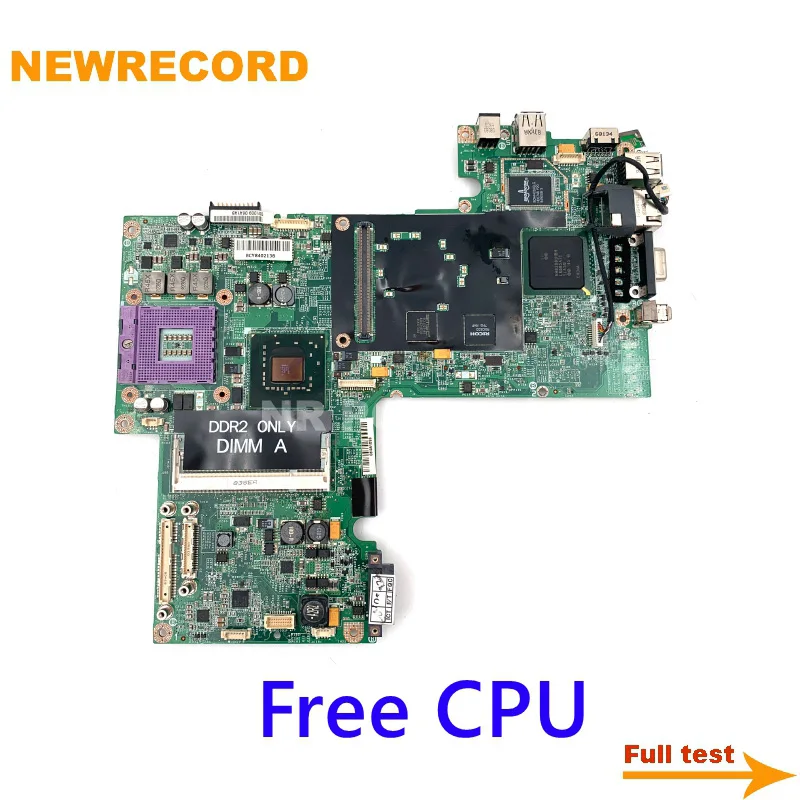 NEWRECORD CN-0UK435 0UK435 UK435 For DELL 1720 Laptop Motherboard DDR2 Free CPU With Graphics Slot Main Board Full Test
