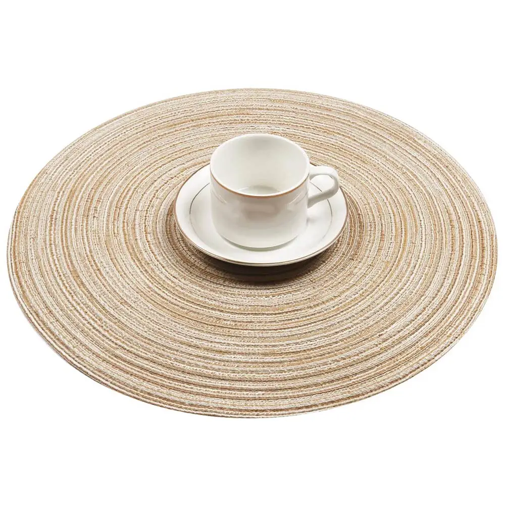 

Коврик круглый из хлопковой пряжи, нескользящий, для кофе, вина, напитков, чая