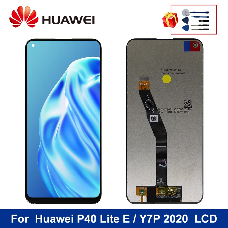 ЖК дисплей 6 39 дюйма для HUAWEI P40 Lite E экран с дигитайзером в сборе детали Y7P 2020