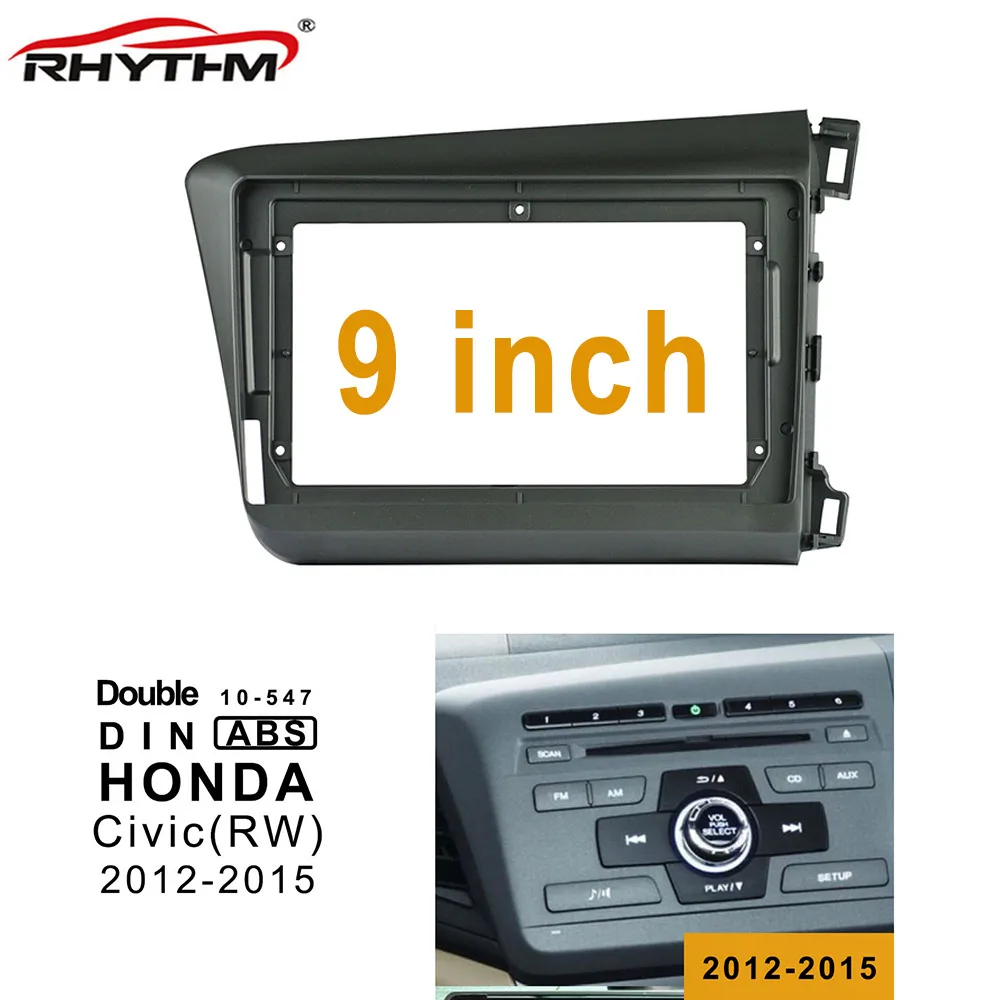 

Автомобильная панель для HONDA CIVIC 2012-2015, 9 дюймов, 2Din