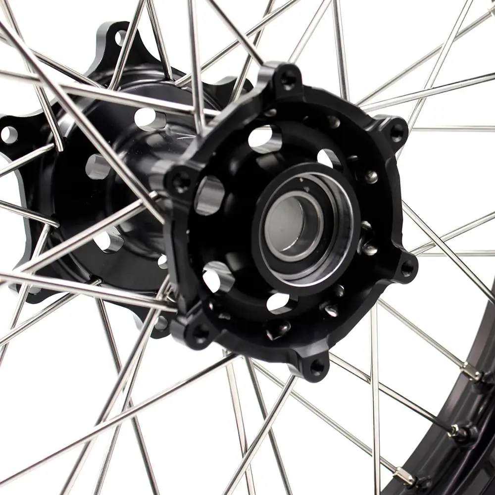 KKE 21/18 комплект колес для эндуро-байкера KTM EXC EXCF XC XCW 125 150 200 300 350 450 500 530 2003-2021 черные
