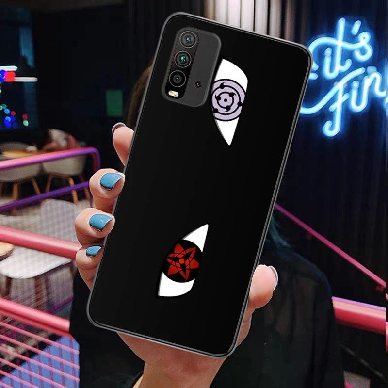

N-Narutos Kakashi Sasuked Gaara Painting Phone Case Redmi 9 9 Pro 9T 9A 9C Redmi Note 9 9S Pro Max Smartphone Full Protection