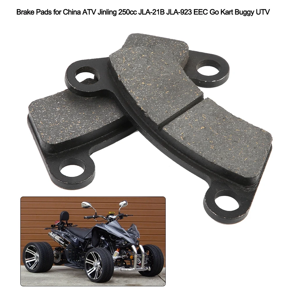 2 шт. тормозные колодки для Китай ATV Jinling 250cc JLA-21B JLA-923 EEC Go Kart Багги UTV | Автомобили и