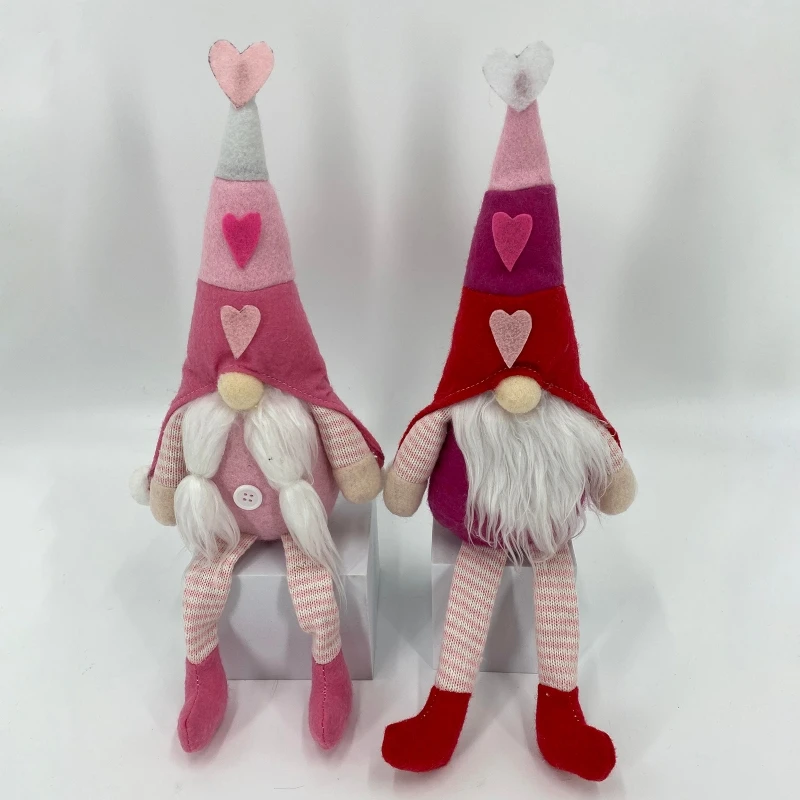 

Y3NF Tomte шведская плюшевая игрушка на День святого Валентина, кукла без лица ручной работы, Рождественское украшение гном, Рождественское укр...
