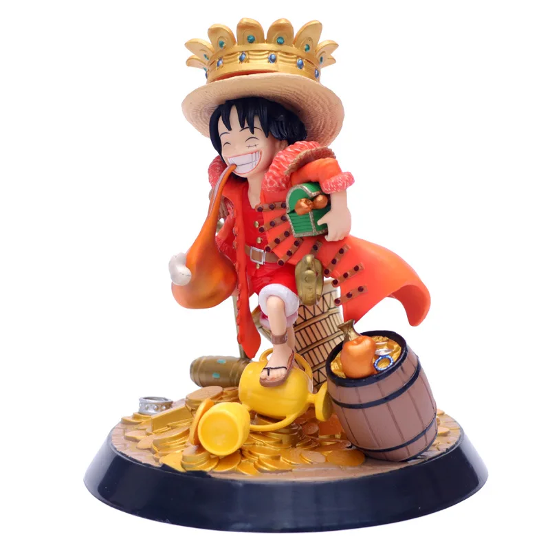 

Anime 1/8 Scale Painted Figure One Piece The Straw Hat Pirates Captain Treasure Ver. Monkey D Luffy Action PVC Figure Toy 18CM