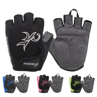 mountain bike riding equipment short finger gloves damping silicone outdoor sports half finger bicycle gloves