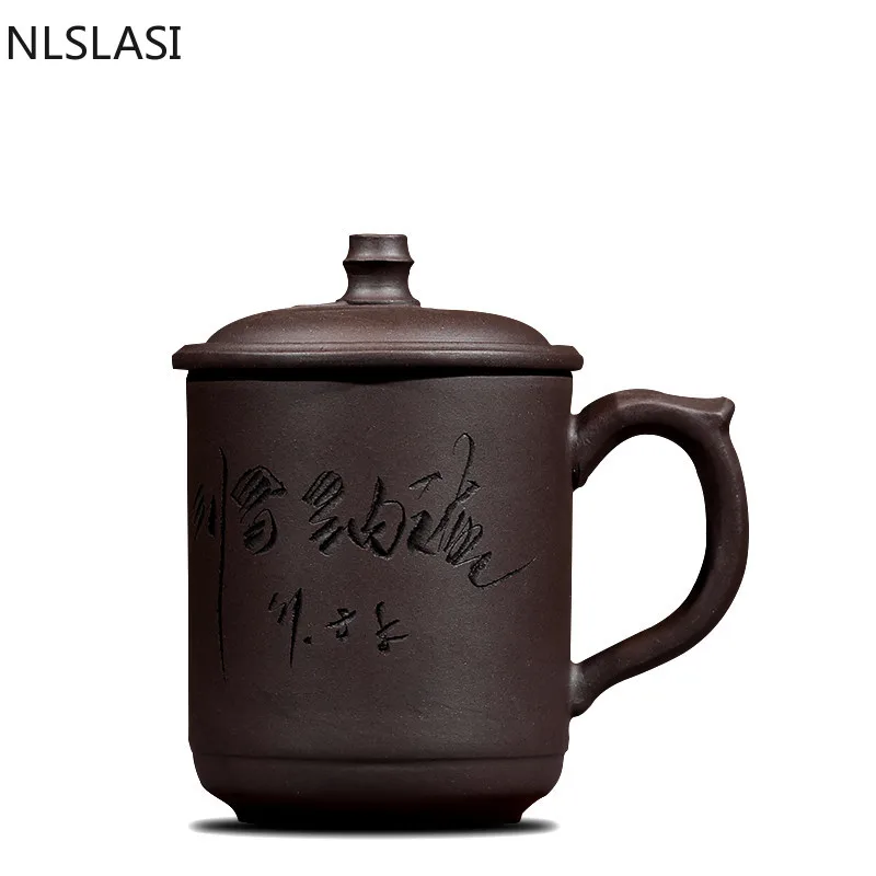 

Новый стиль, большая емкость, фиолетовый песок, чайная чашка, термостойкий чайный набор, чайный сервиз, чашка для чая, офисная, бытовая Питье...