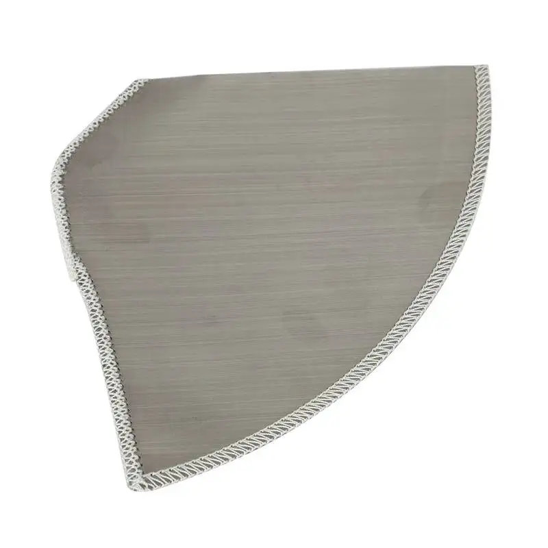 Многоразовый фильтр для заваривания кофе из нержавеющей стали с тонкой сеткой, конусообразный, без бумажного поддона, универсальный.