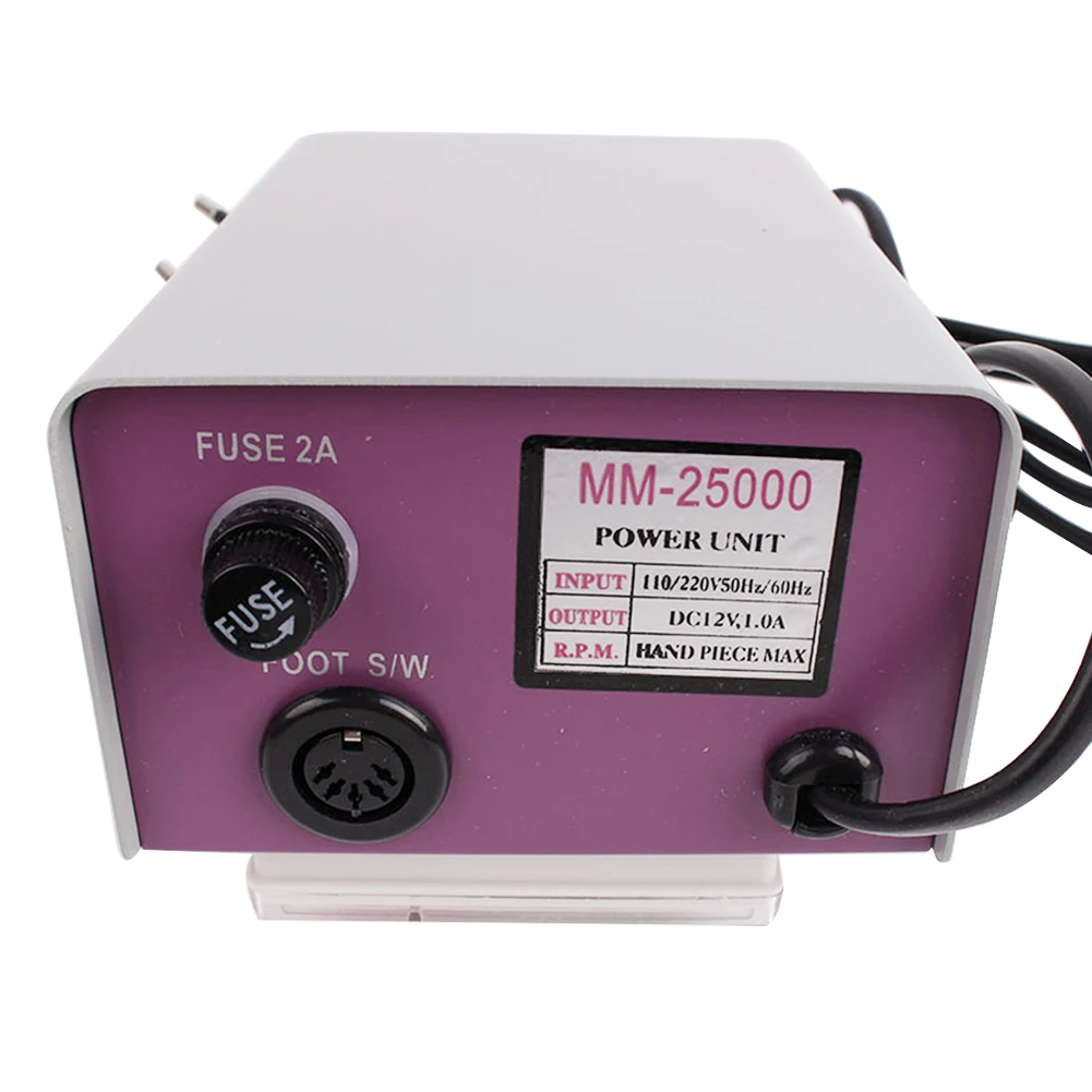 

25000rpm Adjustable Speed For Gel Polish Multifunctional Electric Nail Drill Machine Grinding Manicure Pedicure Tool Low Noise