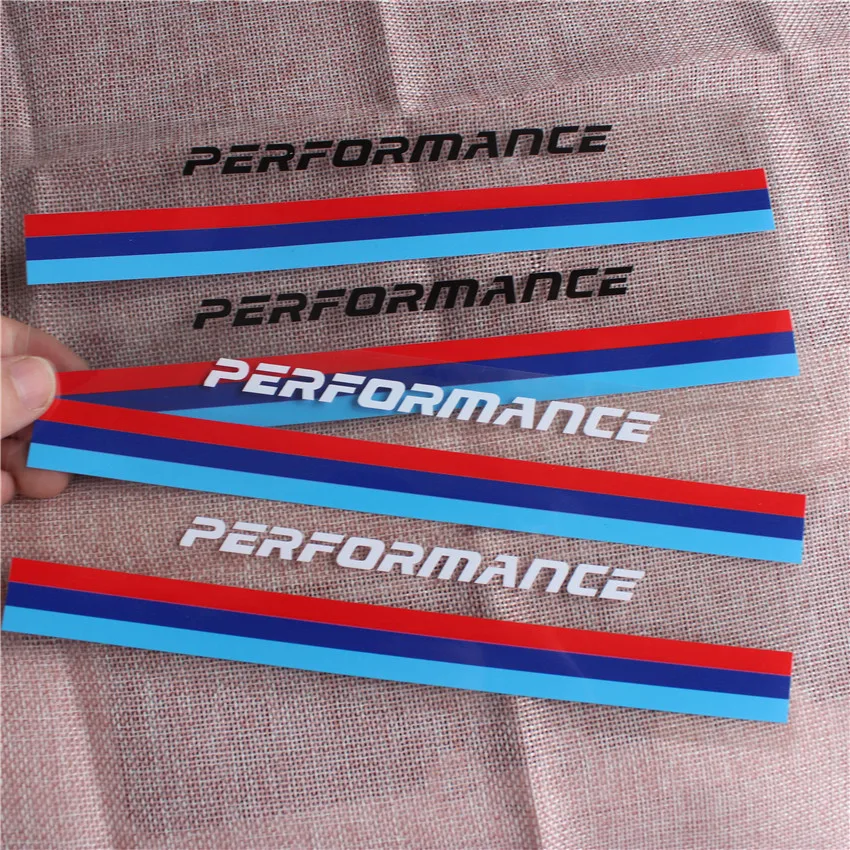2pc Performance Motorsports Body Rearview Mirror Sticker Decal Car Styling For BMW M3 M5 X1 X3 X5 X6 E36 E39 E46 E30 E60 E92 f30 - купить по