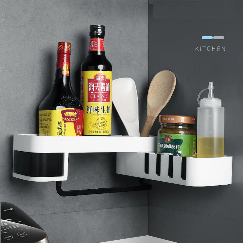 Новый вращающийся стеллаж для хранения Бесплатная удар настенный Ванная комната